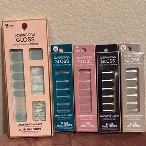 Dashing Diva Gloss Ultra Shine Gel Palette - Blue, Pink, Black